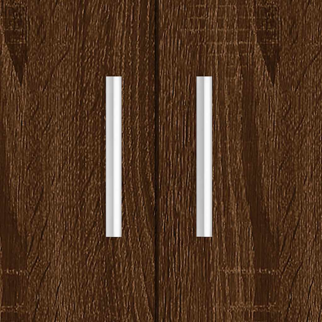 Suporte de aquário 81x36x73 cm deriv. madeira carvalho castanho