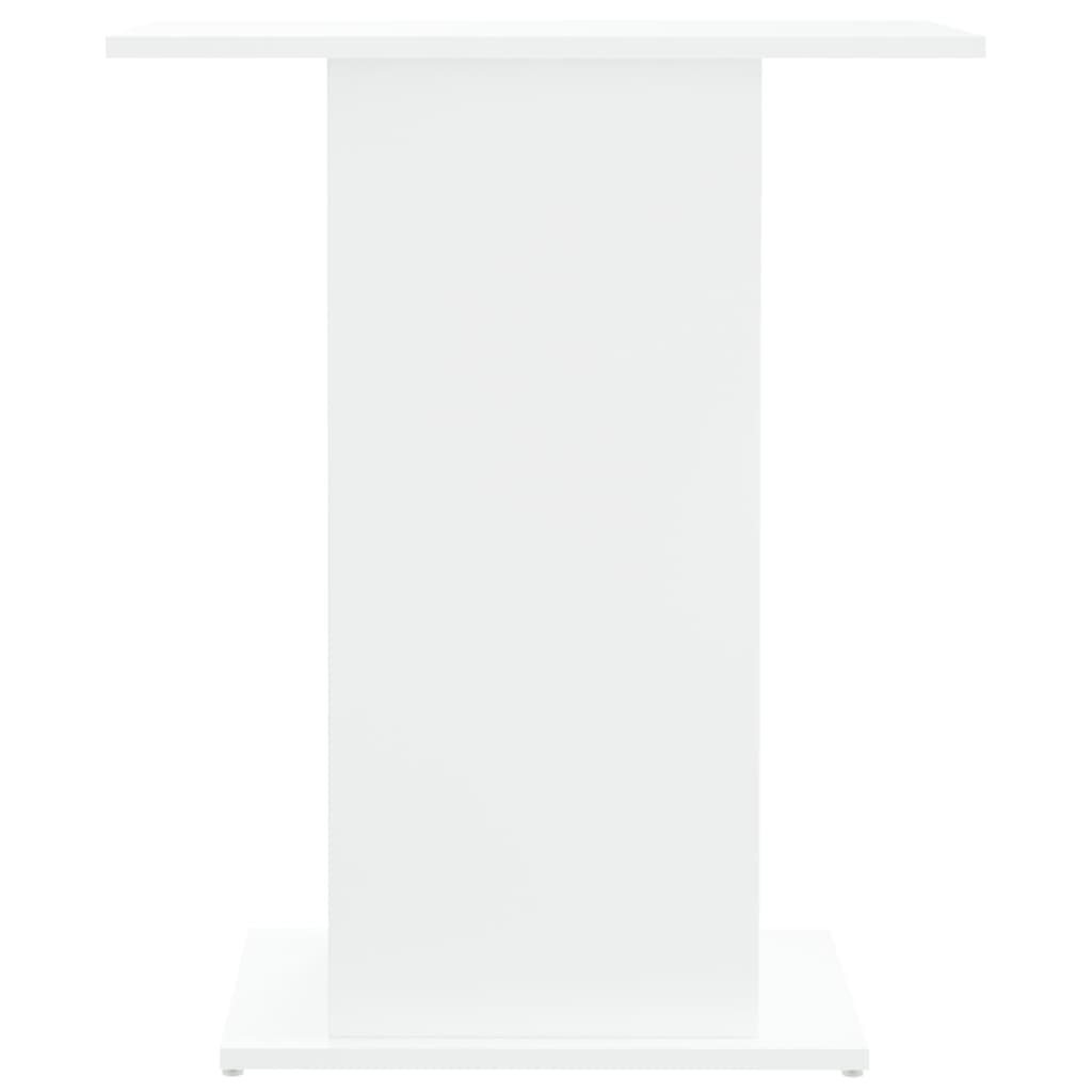 Suporte de aquário 60,5x36x72,5 cm derivados de madeira branco