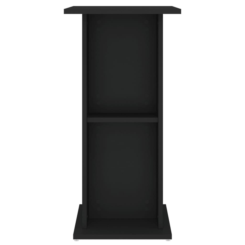 Suporte de aquário 60,5x36x72,5 cm derivados de madeira preto