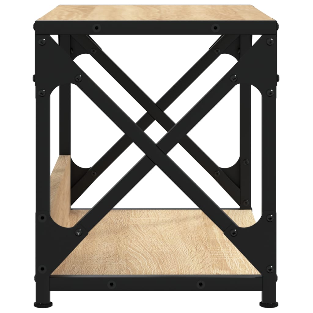 Suporte impressora 2 prateleiras deriv.madeira carvalho sonoma