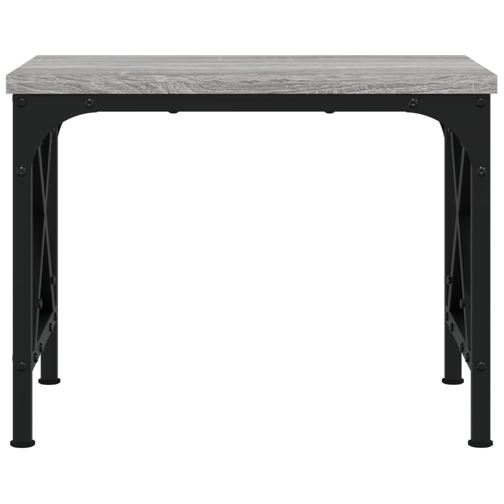 Suporte de impressora 40x30x31cm derivados madeira cinza sonoma