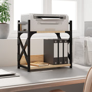 Suporte impressora 2 prateleiras deriv. madeira carvalho sonoma