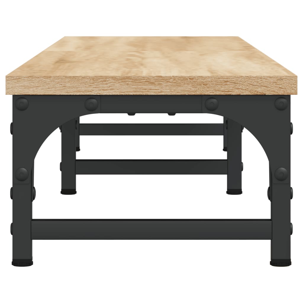 Suporte monitor 105x23x15,5cm derivados madeira carvalho sonoma