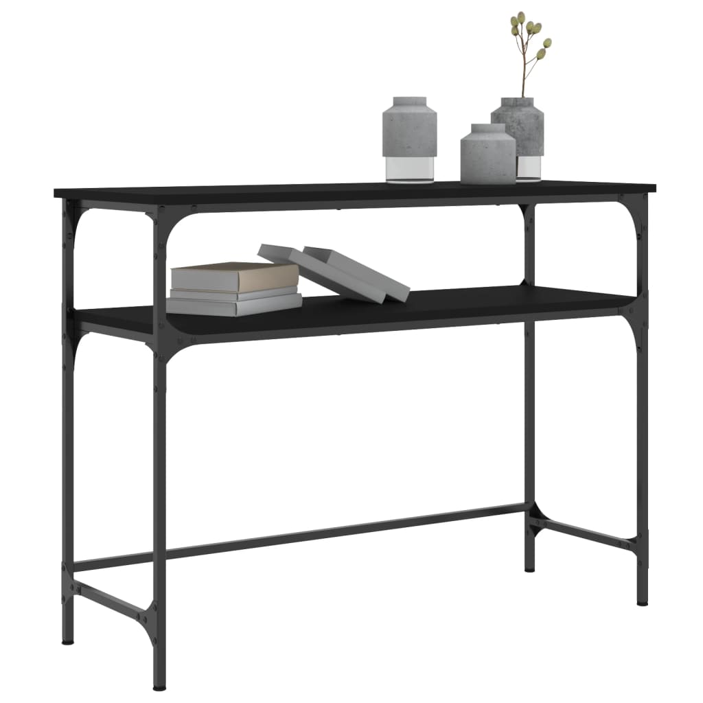 Mesa consola 100x35,5x75 cm derivados de madeira preto