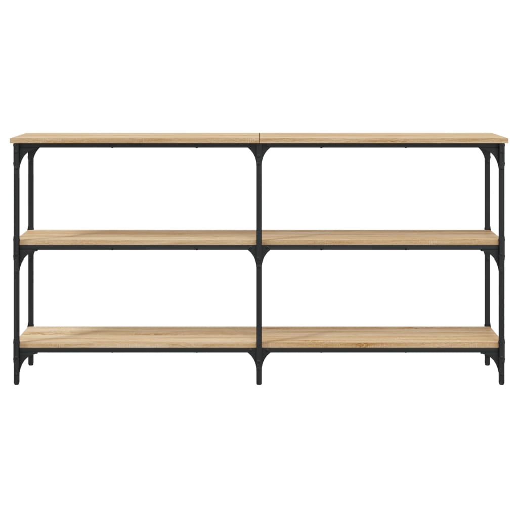 Mesa consola 150x29x75 cm derivados de madeira carvalho sonoma