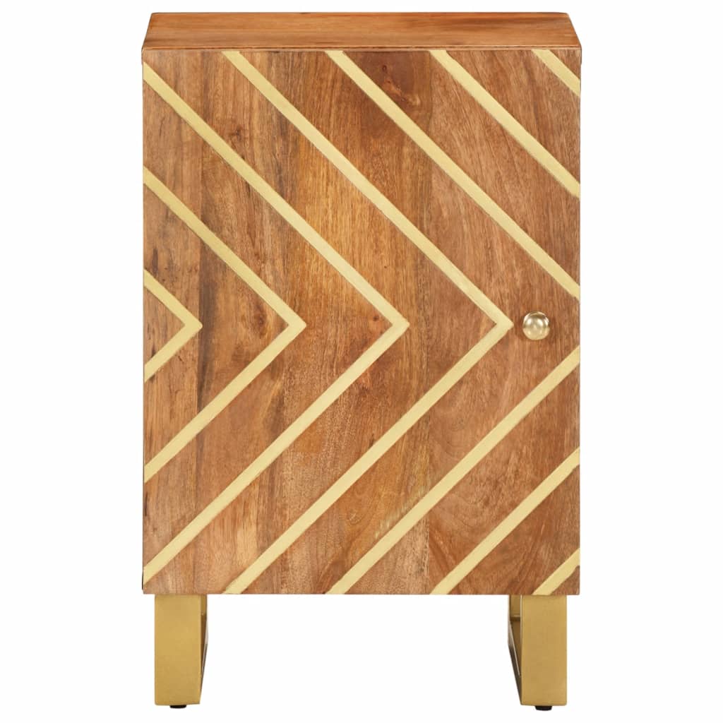 Armário casa banho 38x33,5x58cm mangueira maciça castanho/preto