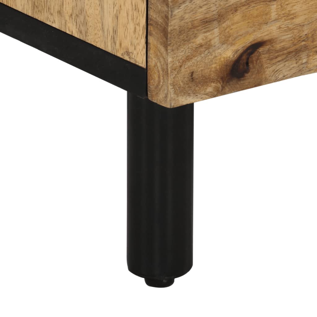 Móvel de TV 70x33x46 cm madeira de mangueira maciça