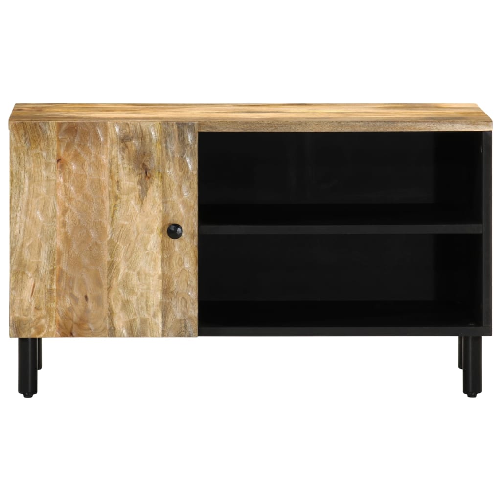 Móvel de TV 80x31x46 cm madeira de mangueira maciça