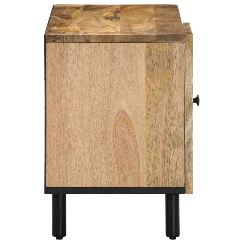 Móvel de TV 80x31x46 cm madeira de mangueira maciça