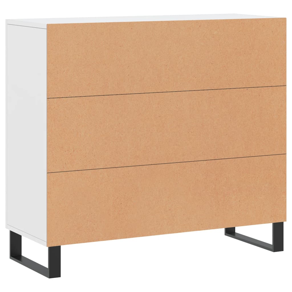 Aparador 90x34x80 cm derivados de madeira branco