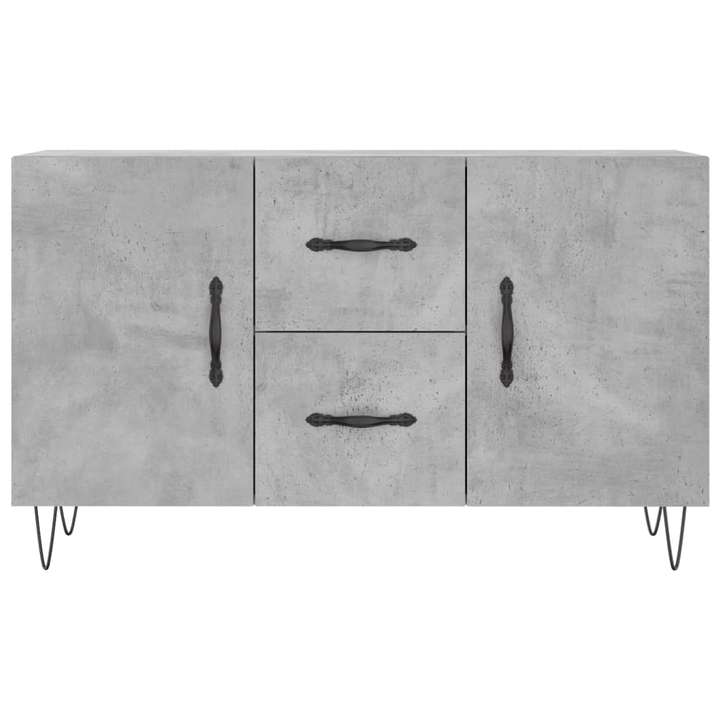 Aparador 100x36x60 cm derivados de madeira cinzento cimento
