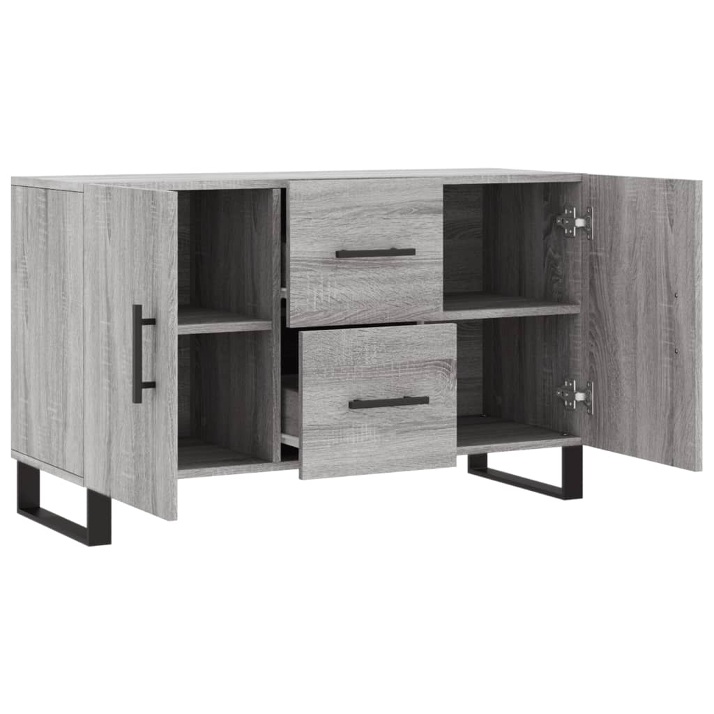 Aparador 100x36x60 cm derivados de madeira cinzento sonoma