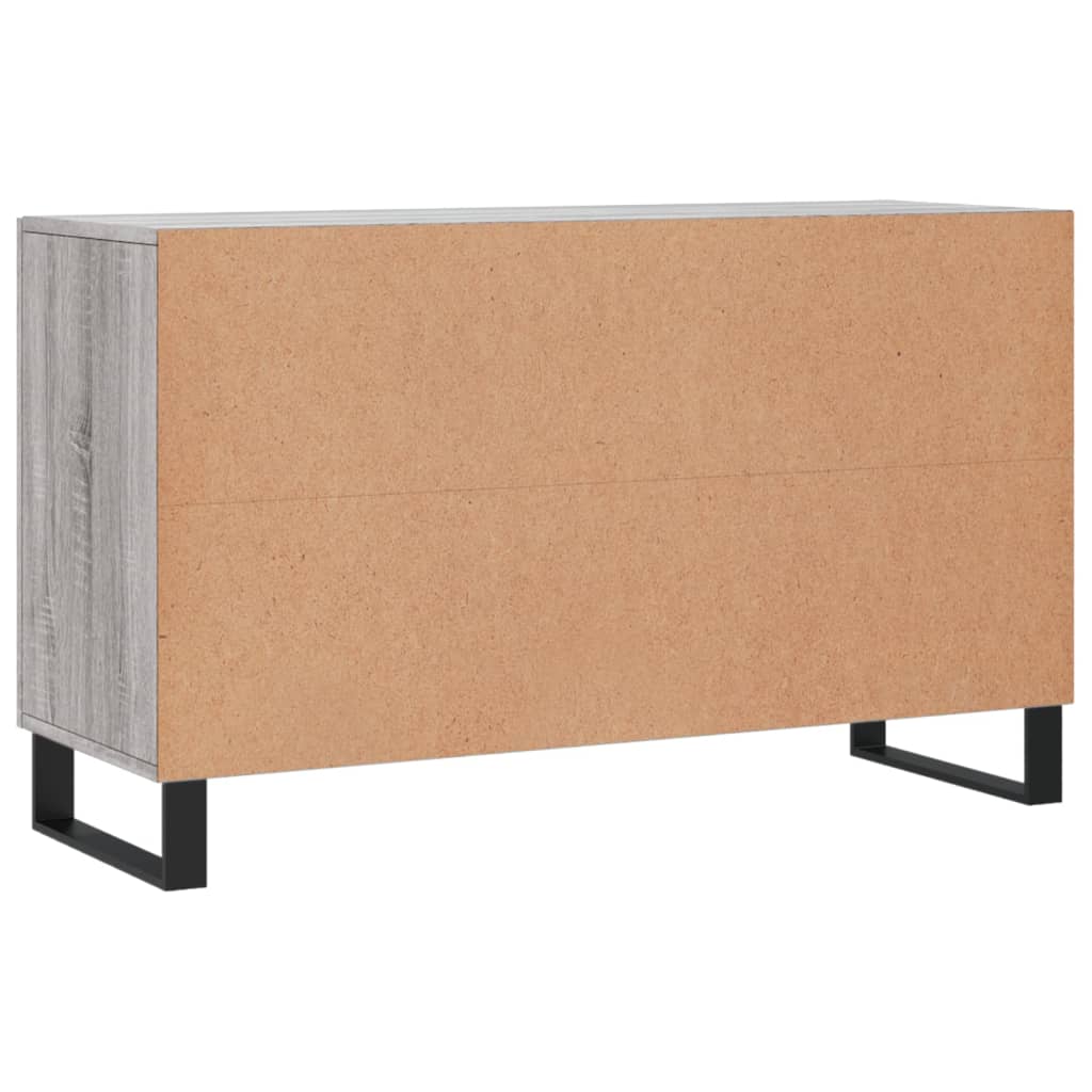 Aparador 100x36x60 cm derivados de madeira cinzento sonoma
