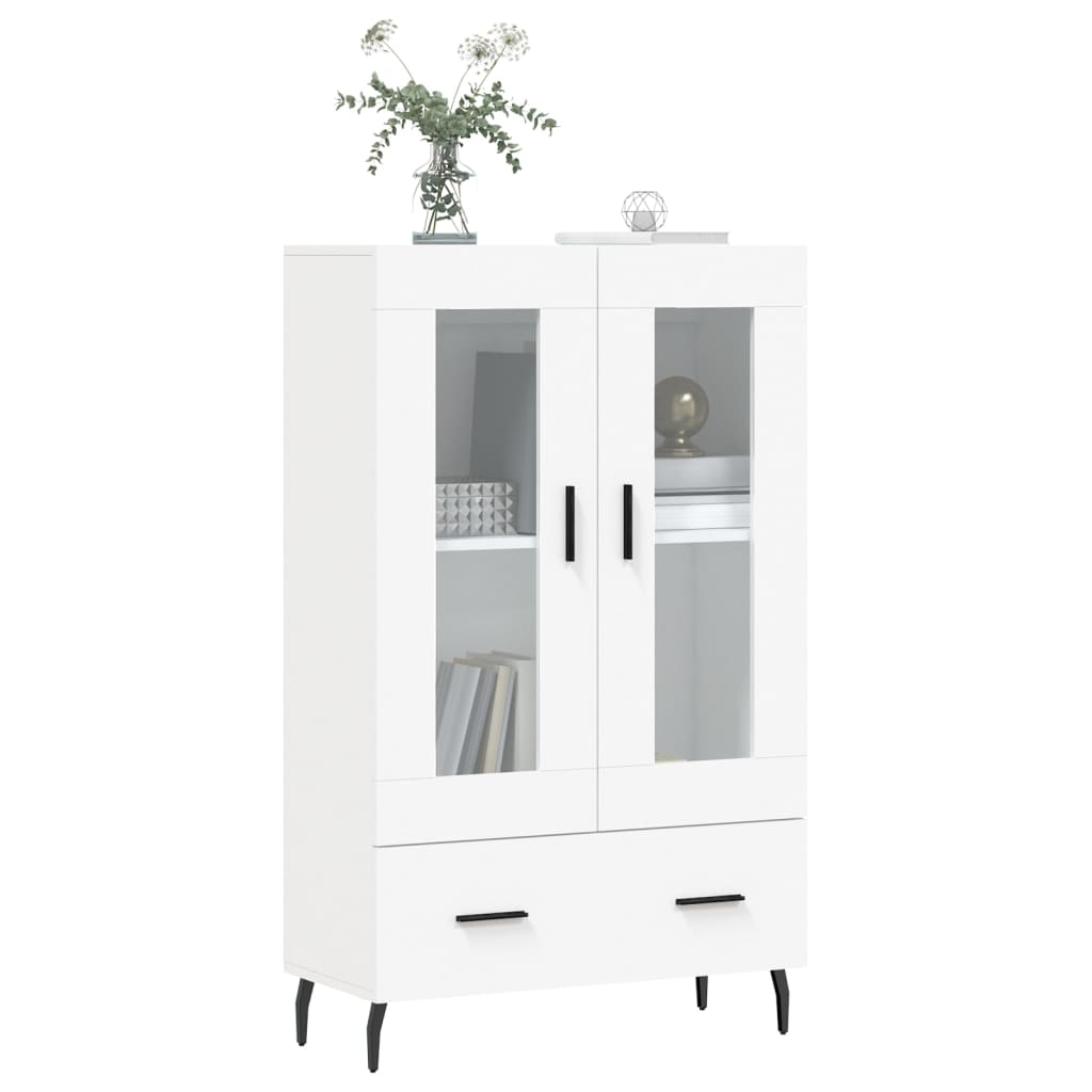 Aparador alto 69,5x31x115 cm derivados de madeira branco