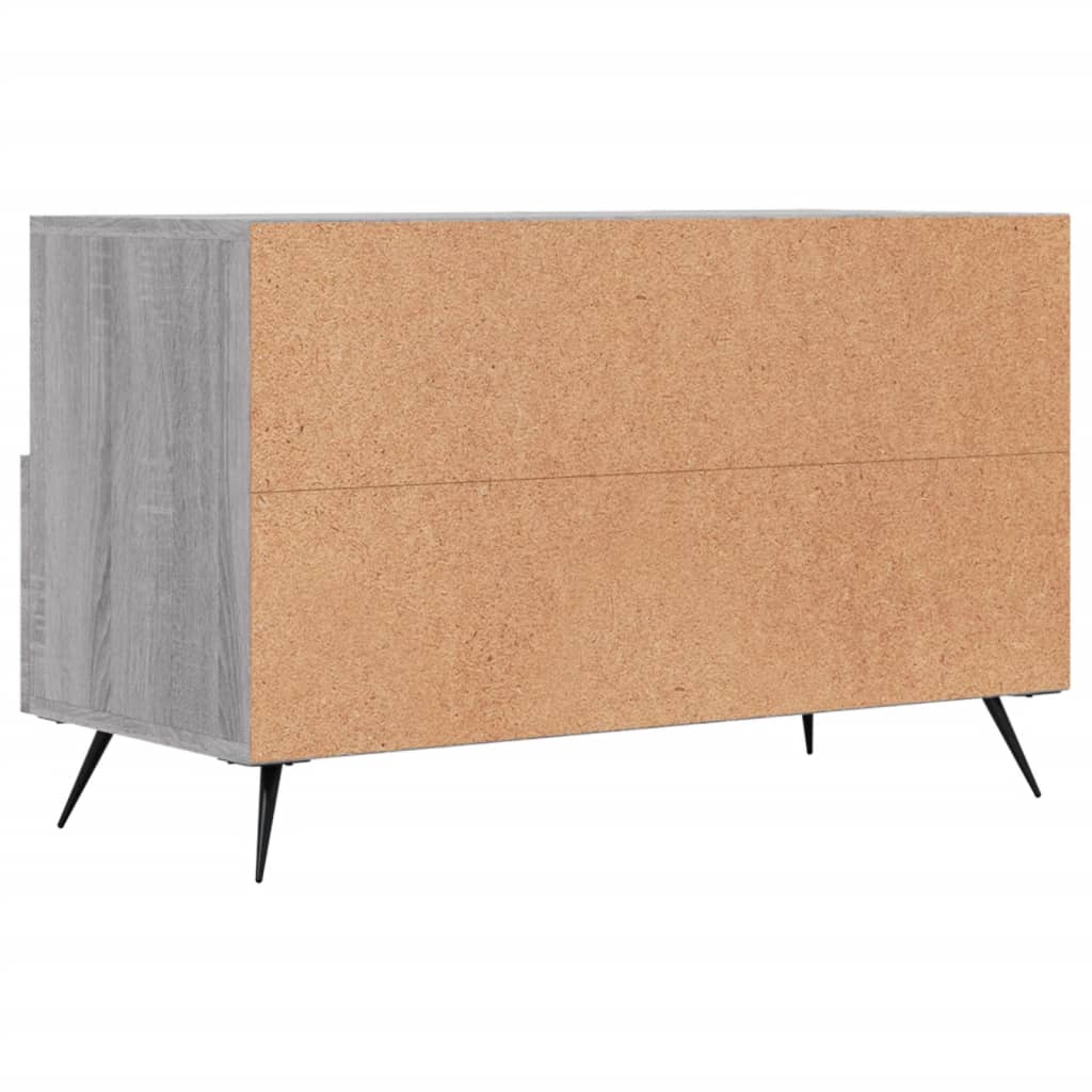 Móvel de TV 80x36x50 cm derivados de madeira cinzento sonoma