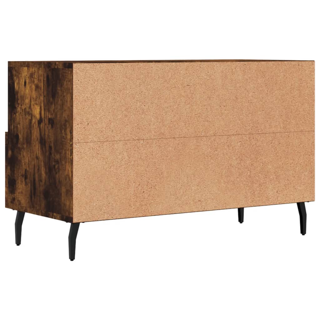 Móvel de TV 80x36x50 cm derivados de madeira carvalho fumado