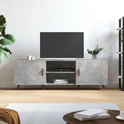 Móvel de TV 150x30x50 cm derivados de madeira cinza-cimento