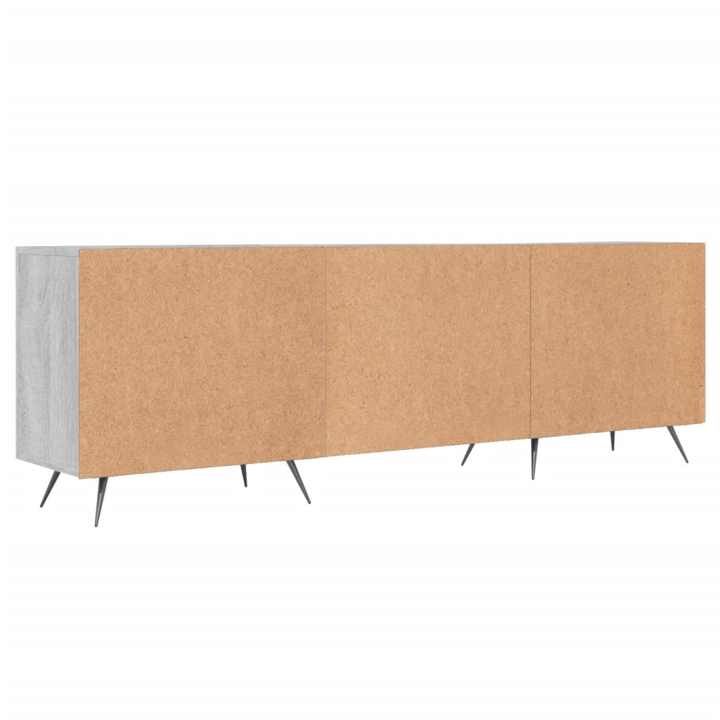 Móvel de TV 150x30x50 cm derivados de madeira cinzento sonoma