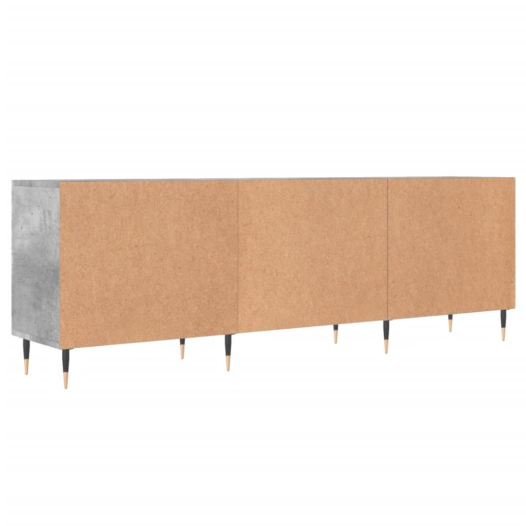 Móvel de TV 150x30x50 cm derivados de madeira cinza-cimento
