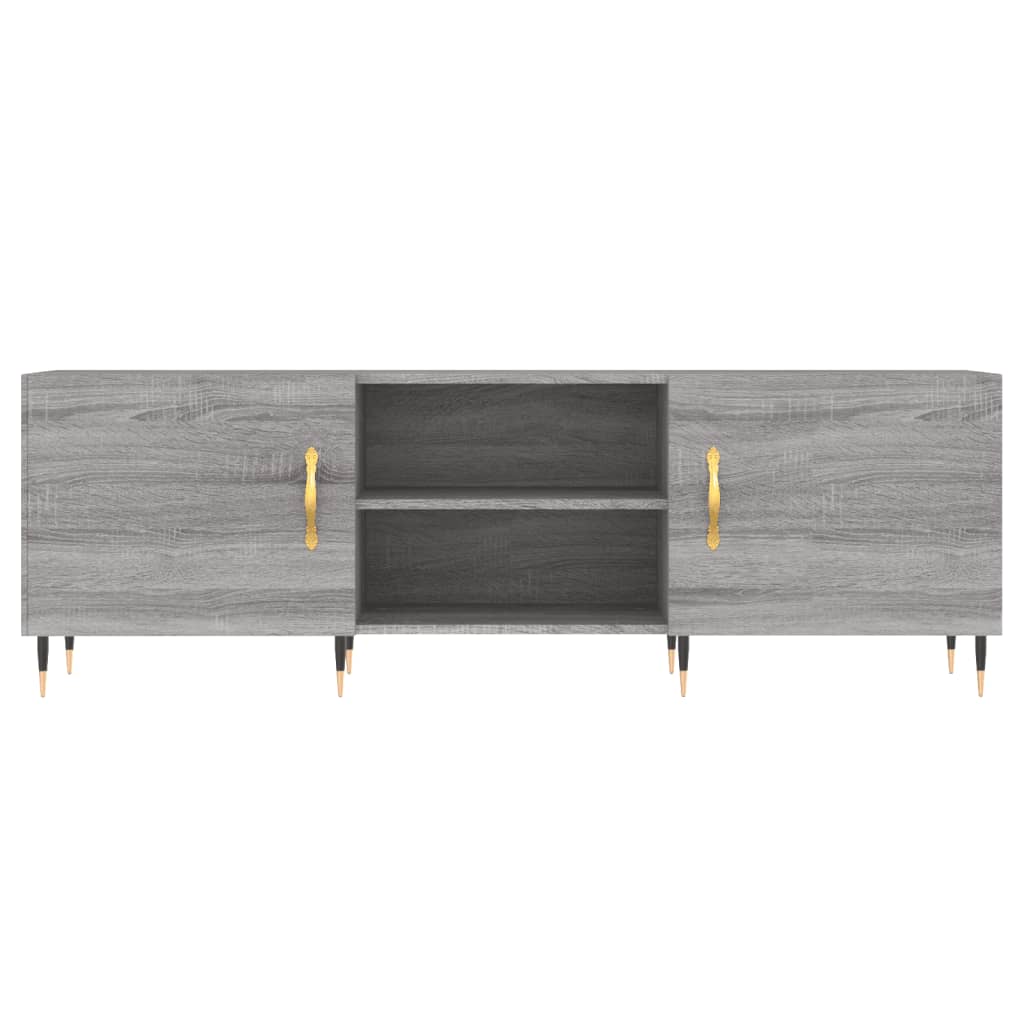 Móvel de TV 150x30x50 cm derivados de madeira cinzento sonoma
