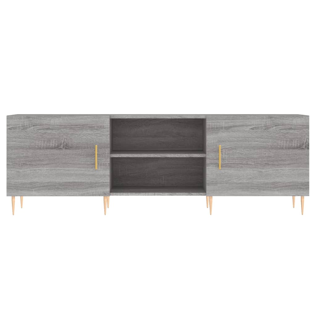 Móvel de TV 150x30x50 cm derivados de madeira cinzento sonoma