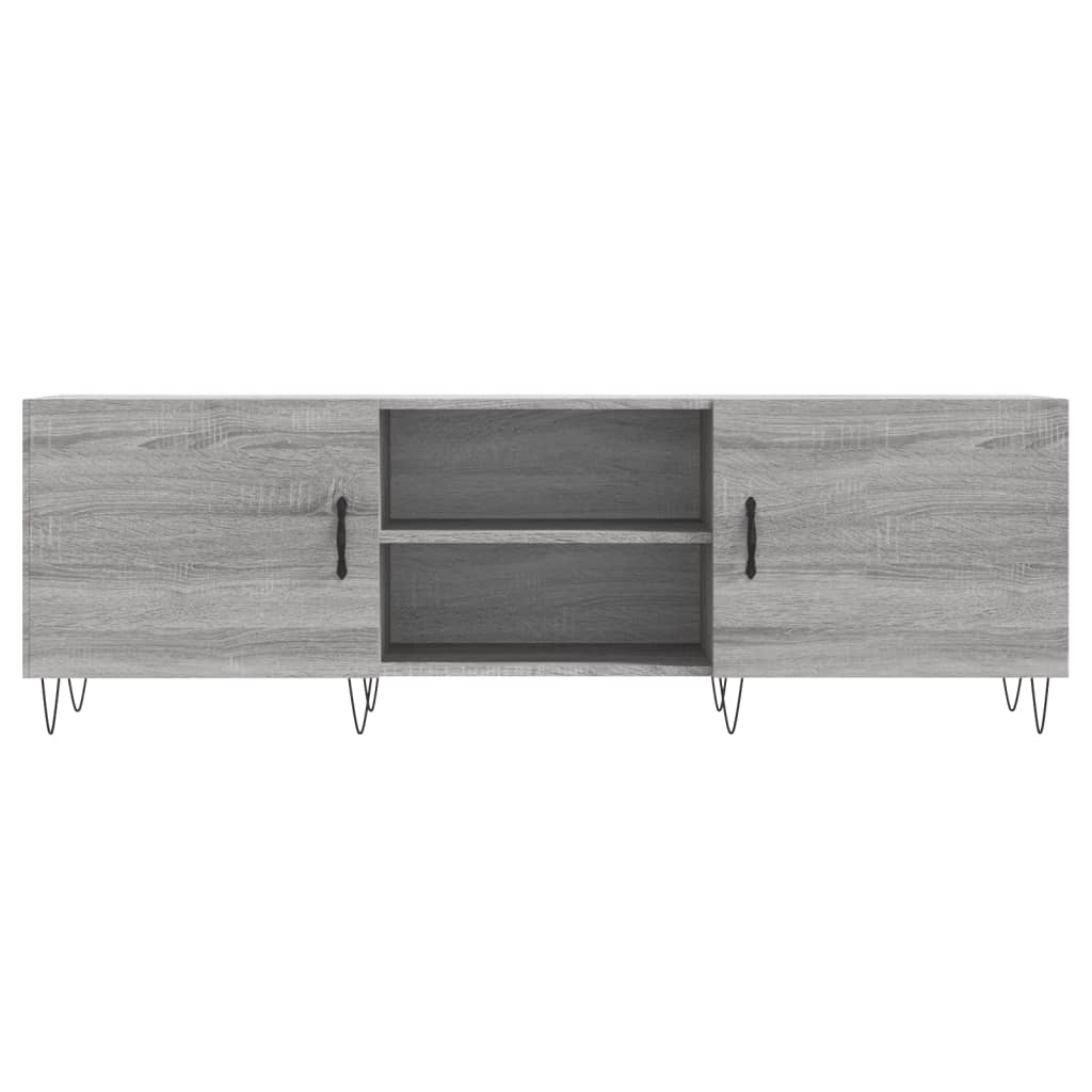 Móvel de TV 150x30x50 cm derivados de madeira cinzento sonoma