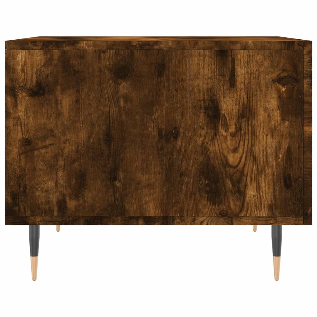 Mesa de centro 50x50x40 cm derivados de madeira carvalho fumado