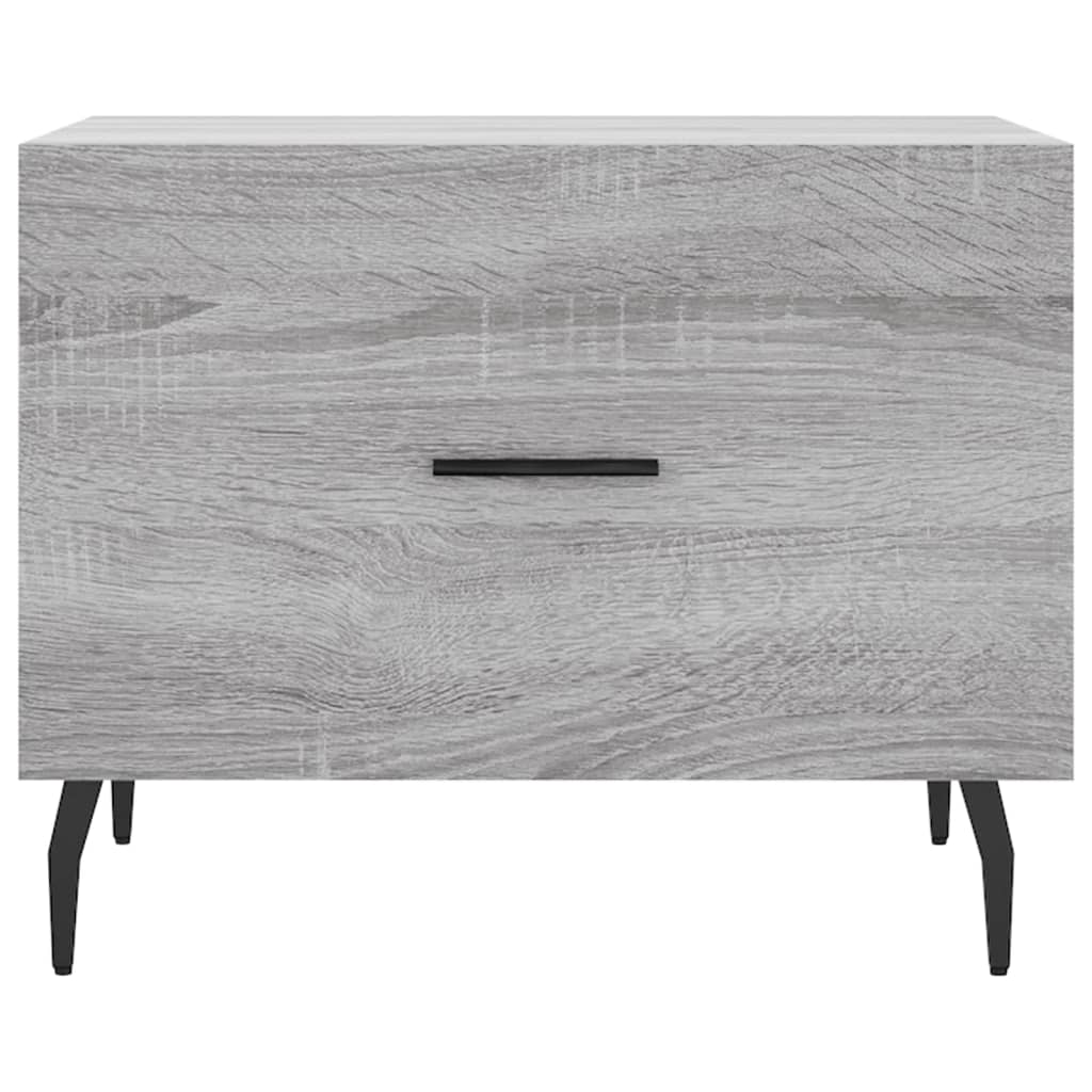 Mesa de centro 50x50x40 cm derivados madeira sonoma cinza