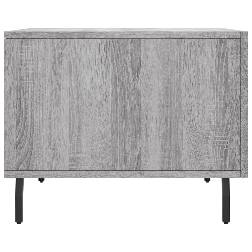 Mesa de centro 50x50x40 cm derivados madeira sonoma cinza