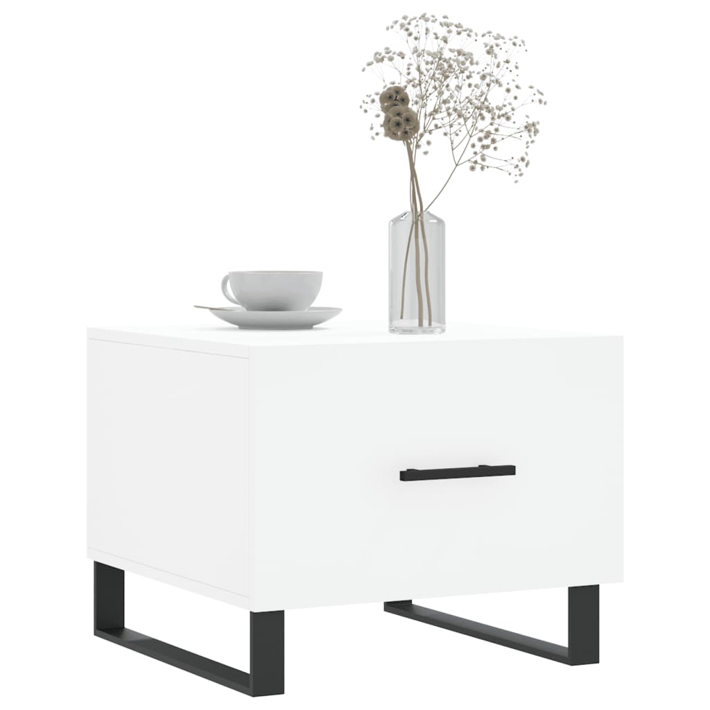 Mesa de centro 50x50x40 cm derivados de madeira branco