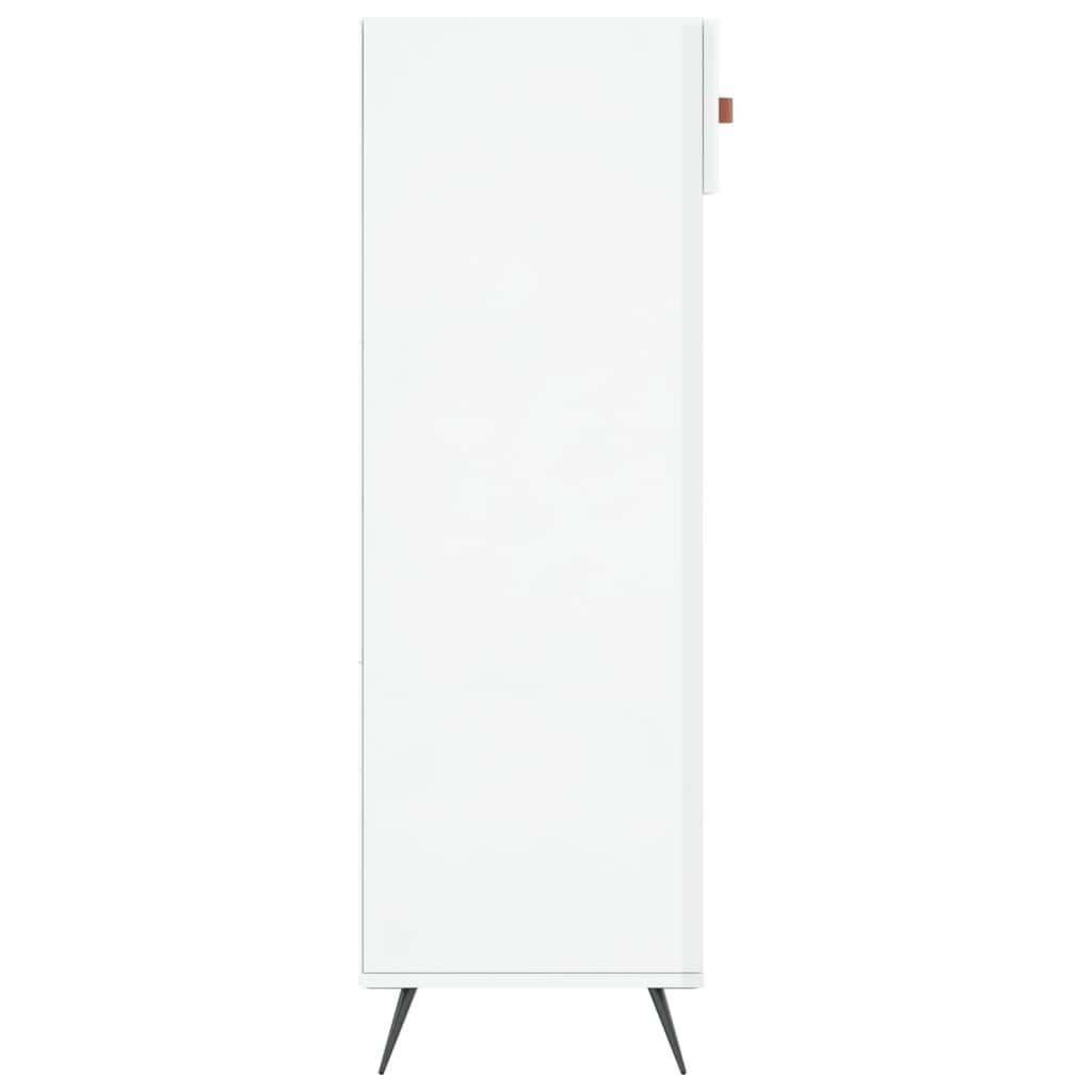 Sapateira 60x35x105 cm derivados de madeira branco brilhante