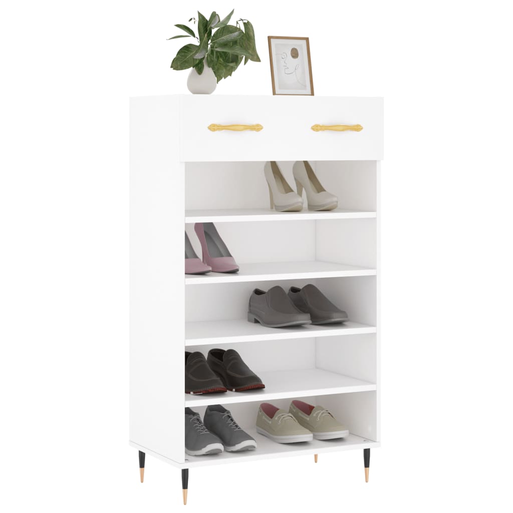 Sapateira 60x35x105 cm derivados de madeira branco