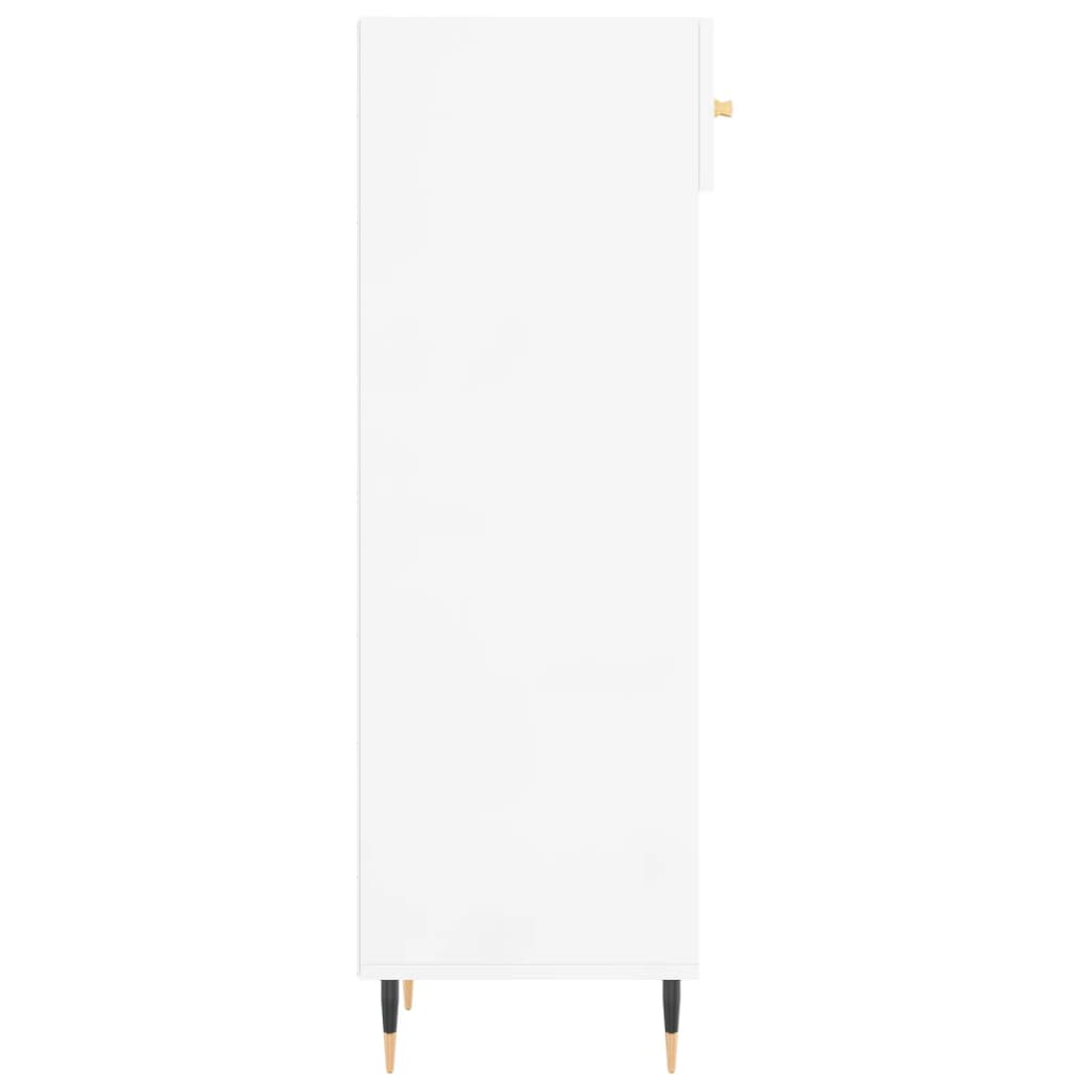 Sapateira 30x35x105 cm derivados de madeira branco brilhante