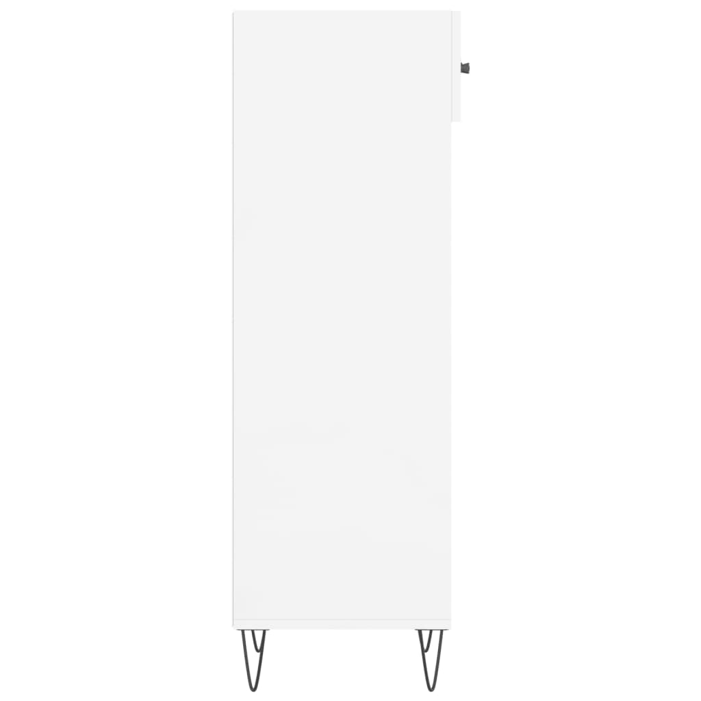 Sapateira 30x35x105 cm derivados de madeira branco brilhante