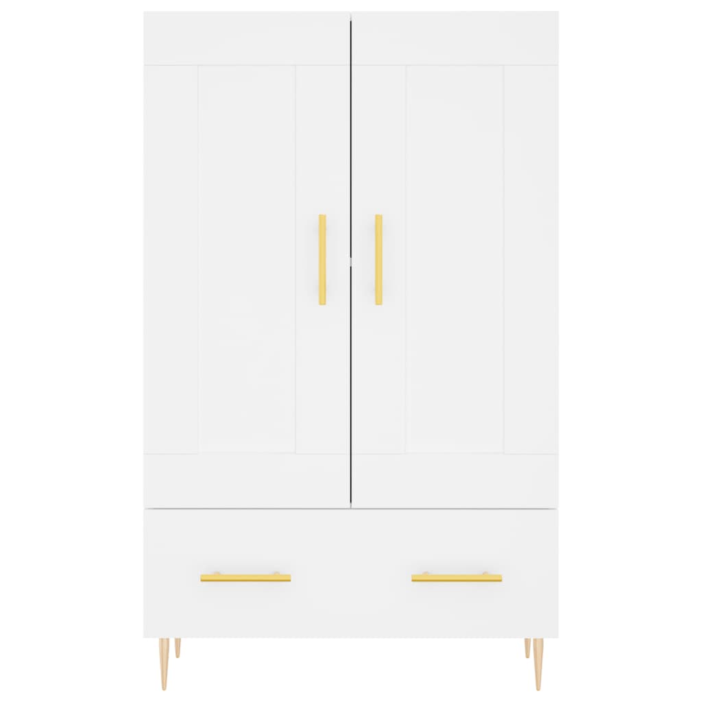 Aparador alto 69,5x31x115 cm derivados de madeira branco
