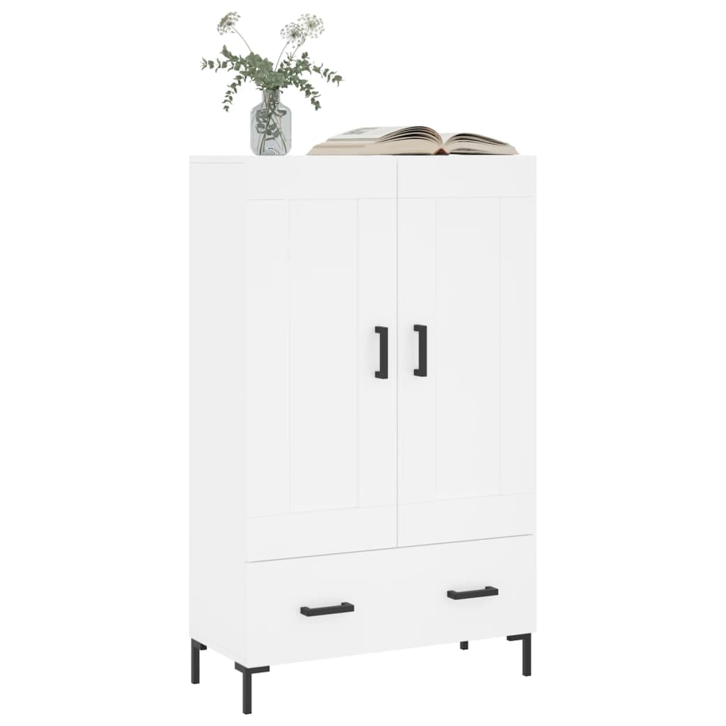 Aparador alto 69,5x31x115 cm derivados de madeira branco