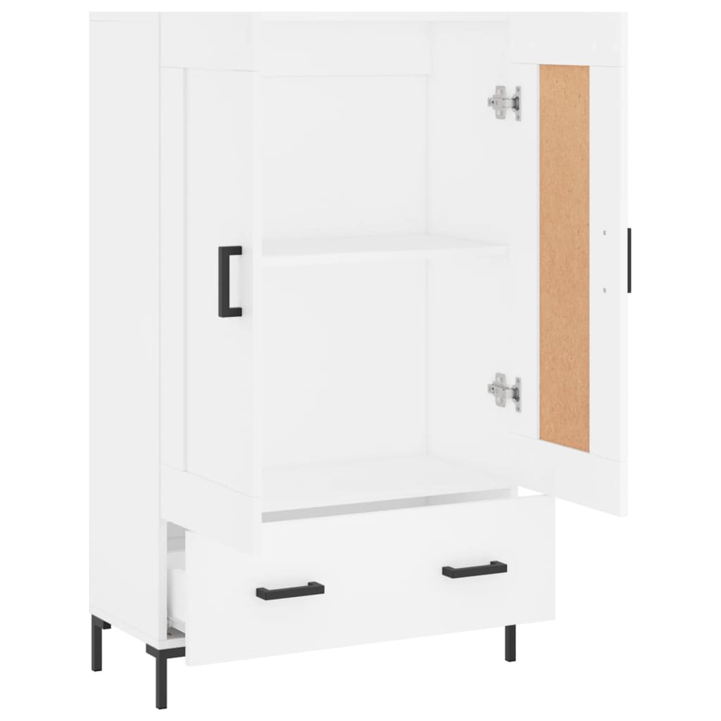 Aparador alto 69,5x31x115 cm derivados de madeira branco