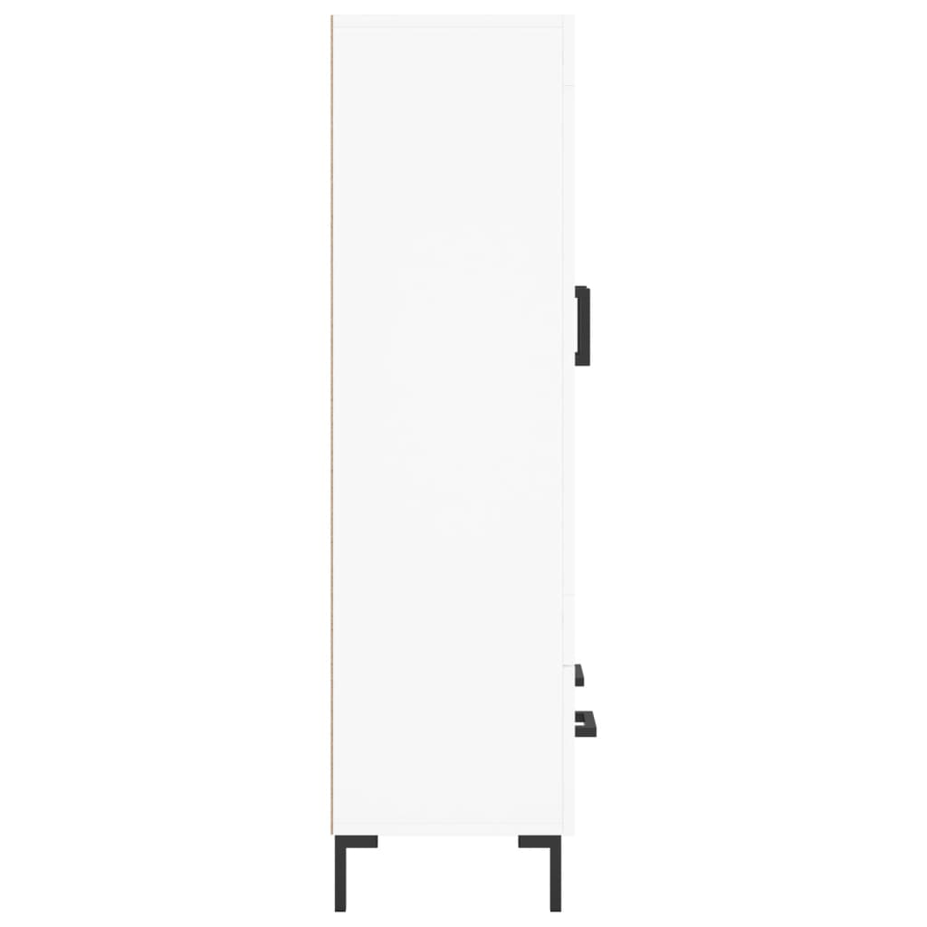 Aparador alto 69,5x31x115 cm derivados de madeira branco