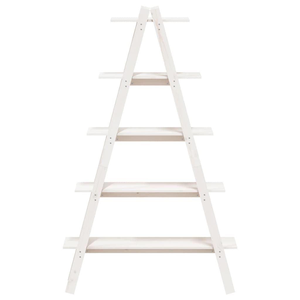 Estante c/ 5 prateleiras forma de A 110x40x180,5cm pinho maciço