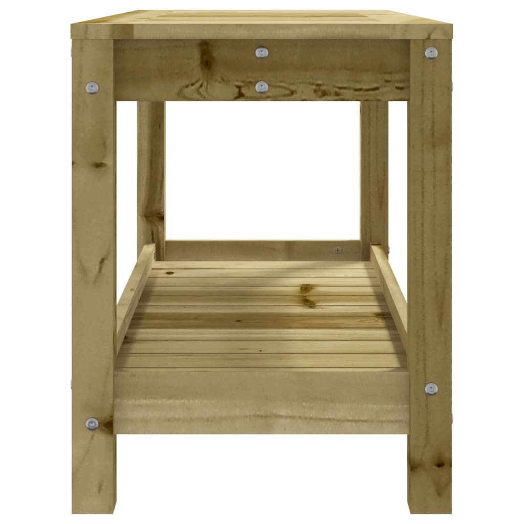 Banco de jardim 82,5x35x45 cm madeira de pinho impregnada