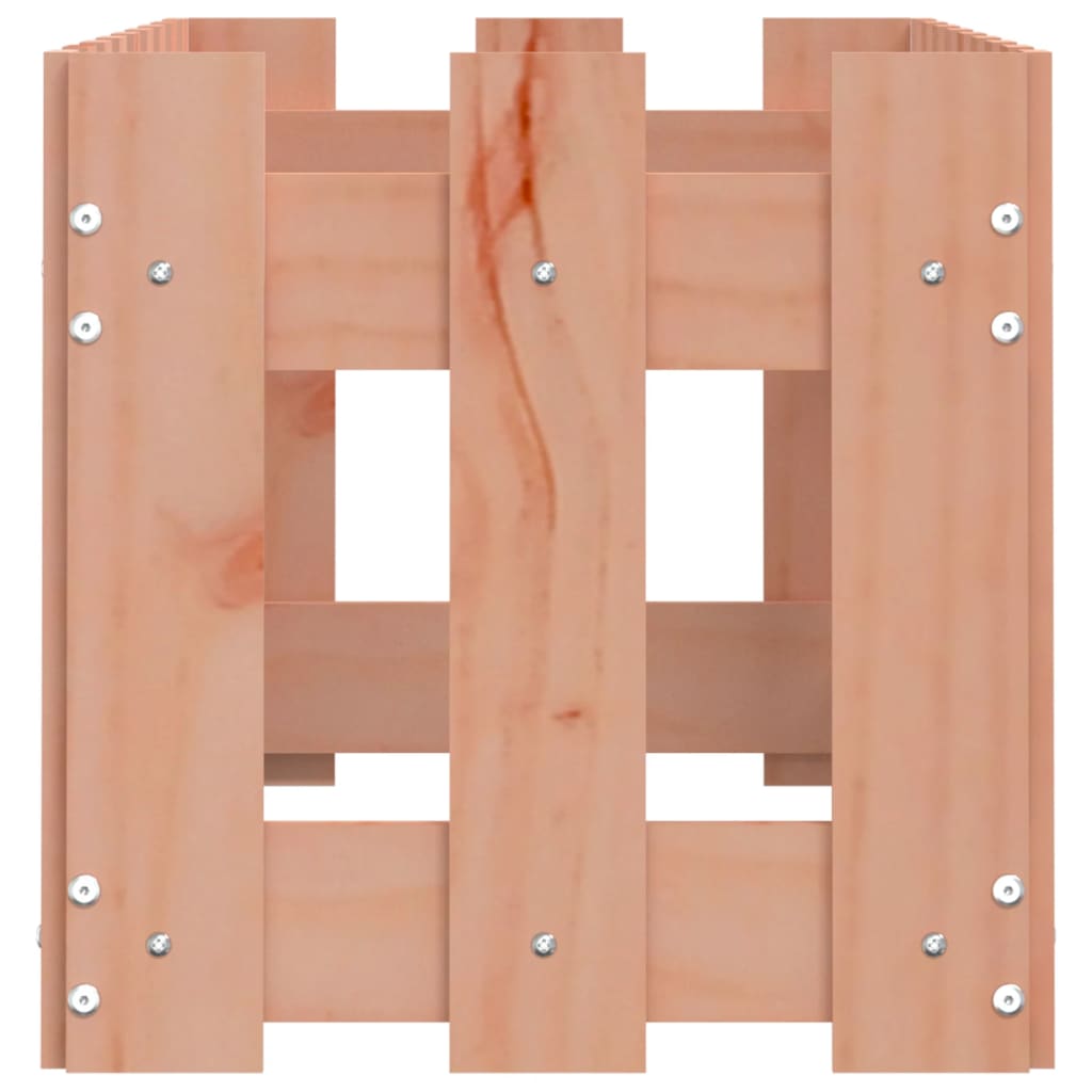 Canteiro elevado c/ design cerca 100x30x30 cm madeira douglas