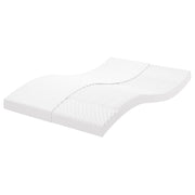 Colchão de espuma 120x200 cm 7 zonas dureza 20 ILD branco