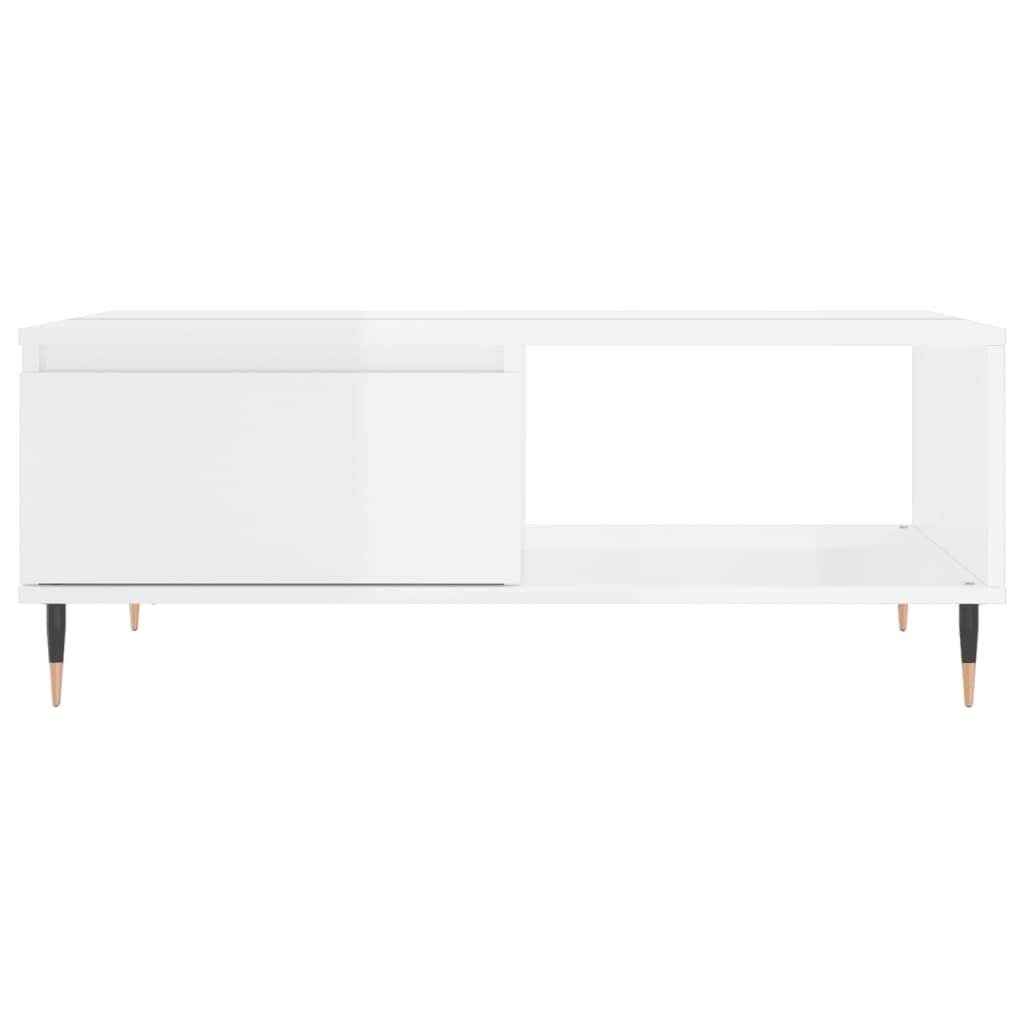 Mesa de centro 90x60x35 cm derivados de madeira branco