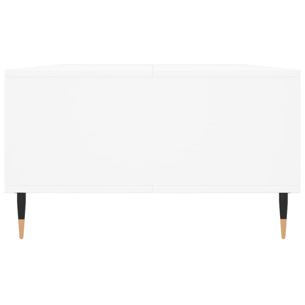 Mesa de centro 104x60x35 cm derivados madeira branco brilhante