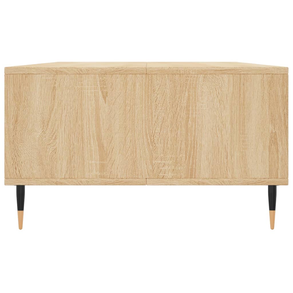 Mesa de centro 104x60x35 cm derivados madeira branco brilhante