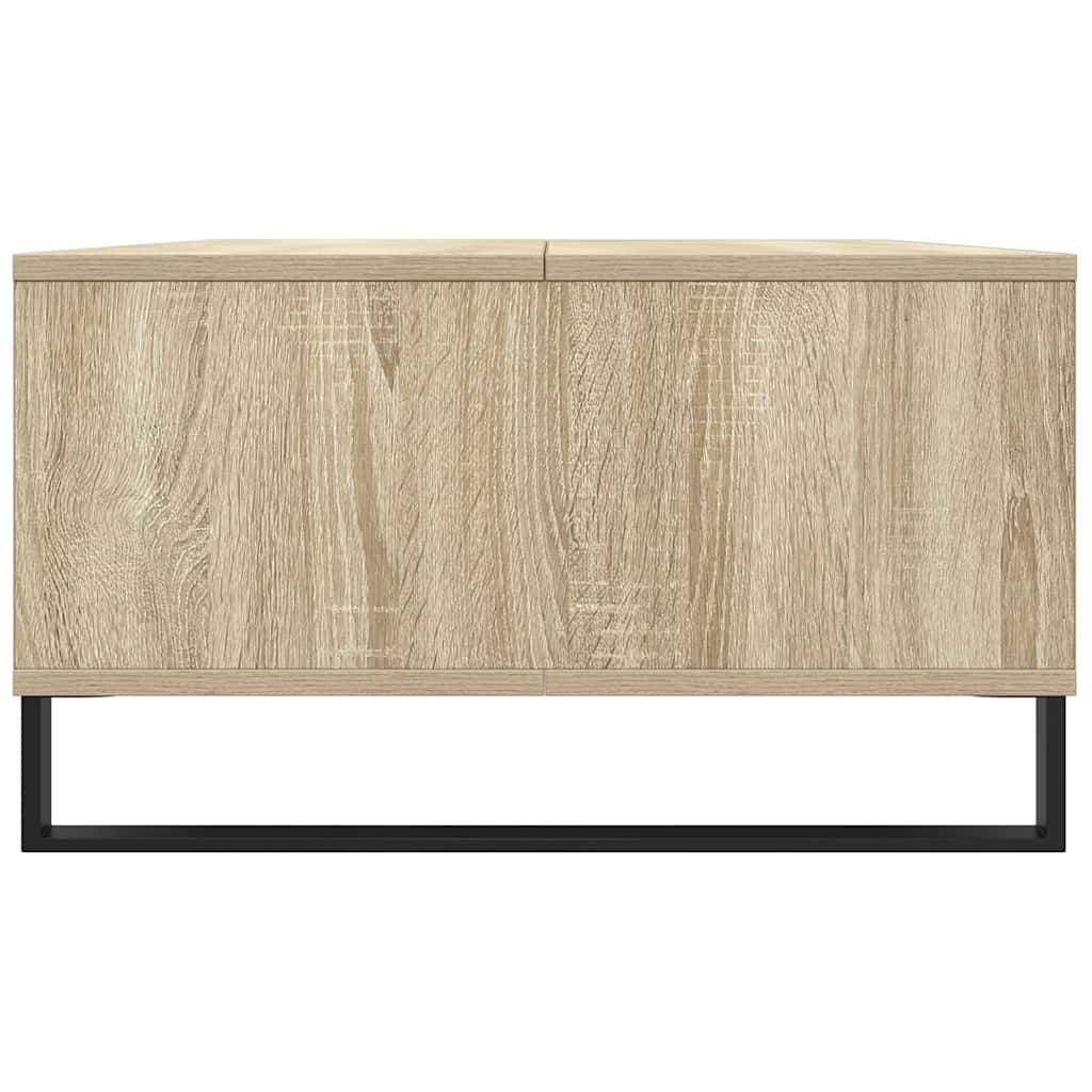 Mesa de centro 104x60x35 cm derivados madeira branco brilhante