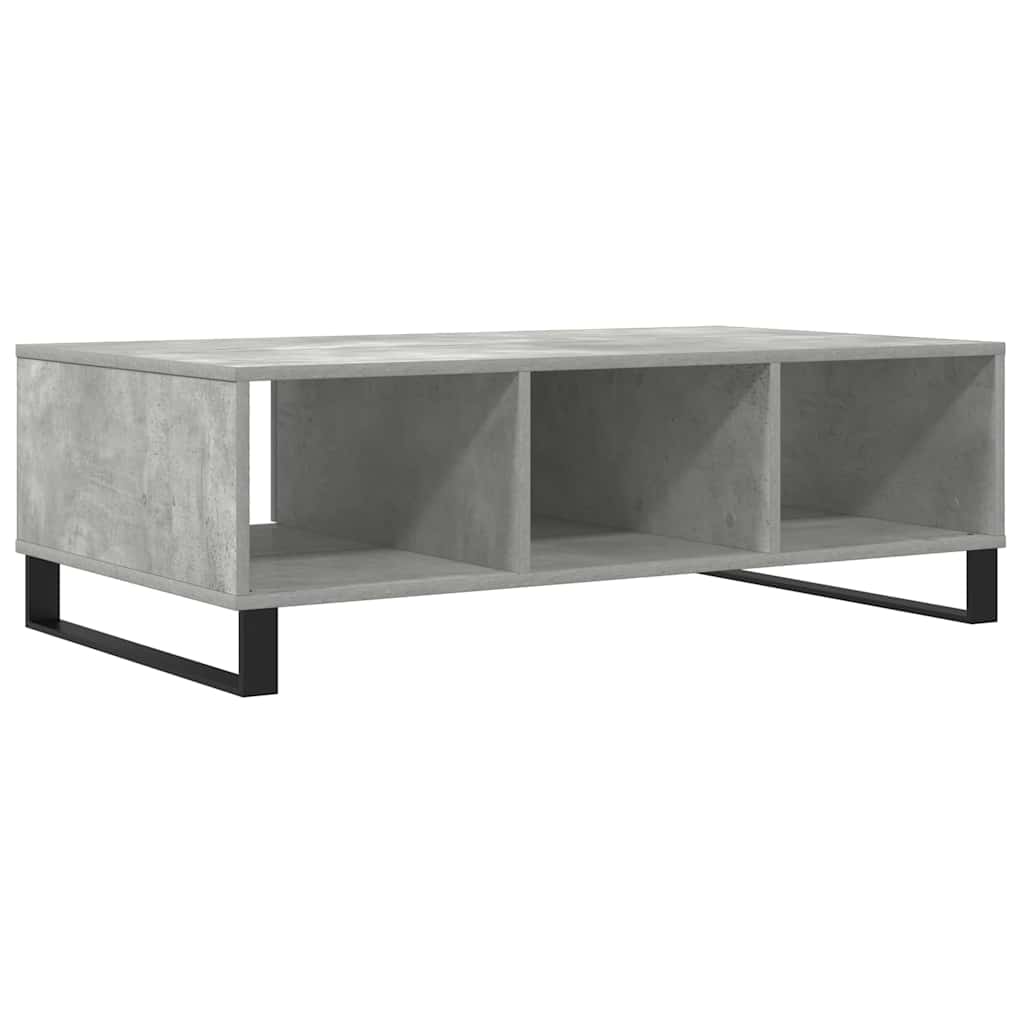 Mesa de centro 104x60x35 cm derivados madeira branco brilhante