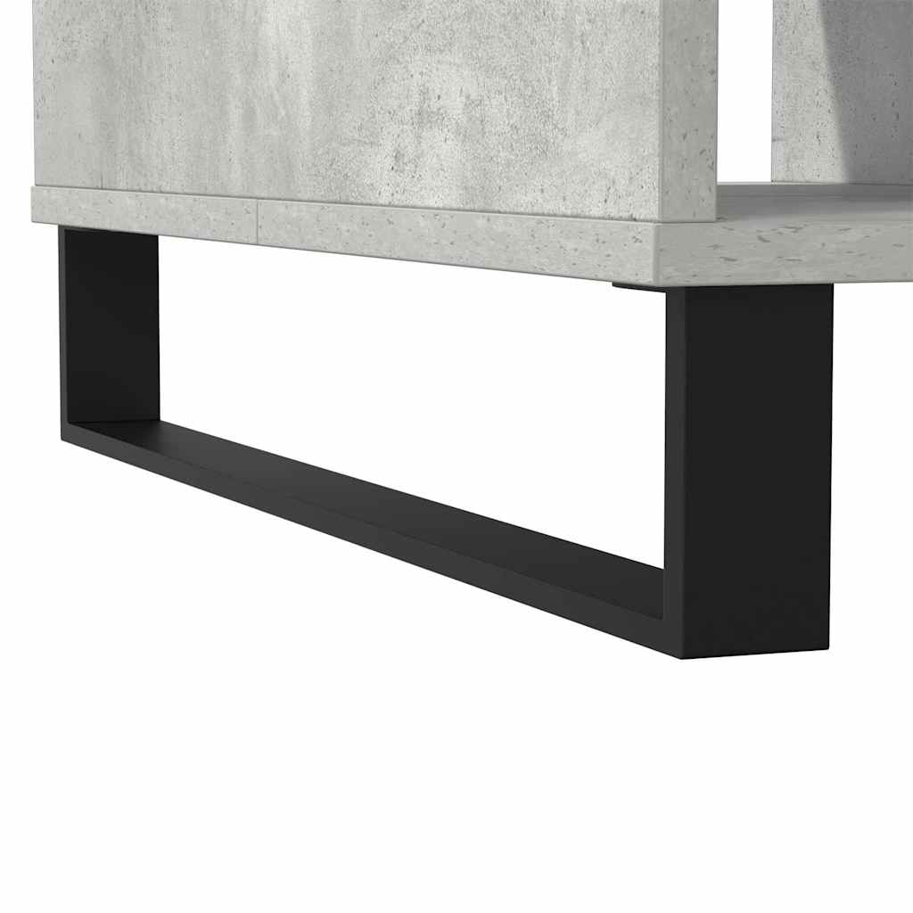 Mesa de centro 104x60x35 cm derivados madeira branco brilhante
