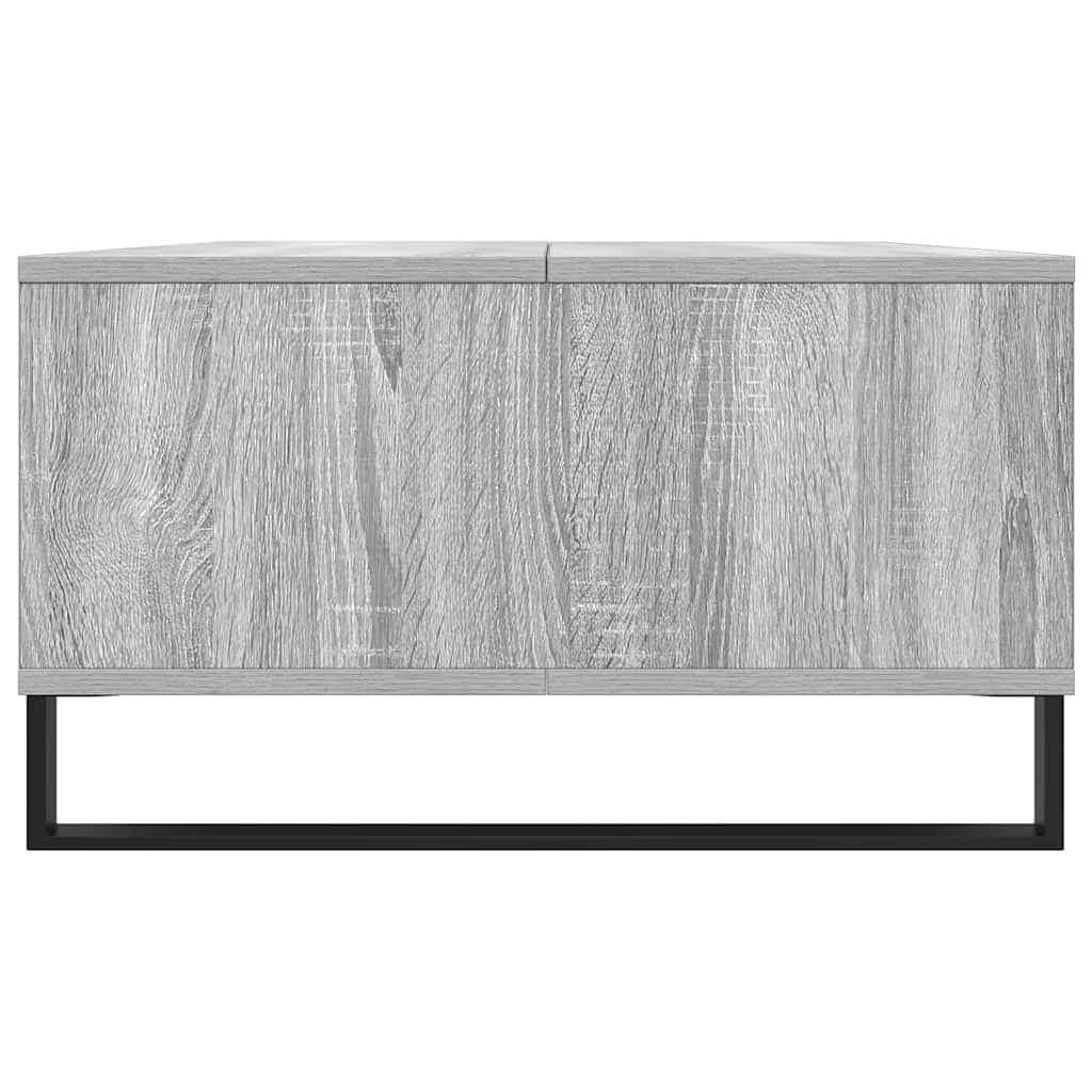 Mesa de centro 104x60x35 cm derivados madeira branco brilhante
