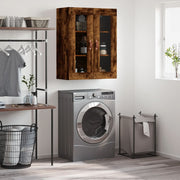 Armário de parede 69,5x34x90 cm carvalho fumado